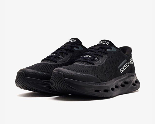 SKECHERS MAX CUSHIONING GLIDE-STEP Erkek Koşu Ayakkabısı 220421-BBK Siyah