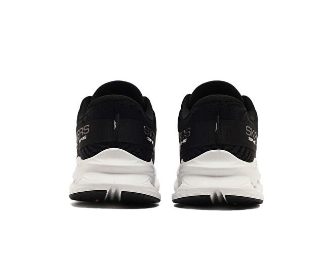 SKECHERS MAX CUSHIONING GLIDE-STEP Kadın Koşu Ayakkabısı 129400-BKW Siyah