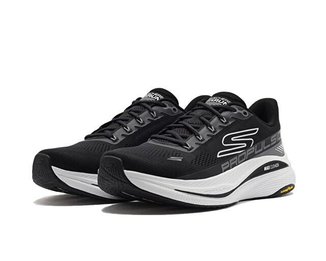 SKECHERS MAX CUSHIONING PROPULSION Erkek Koşu Ayakkabısı 220509-BKW Siyah