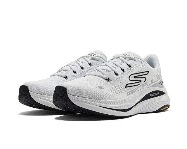 SKECHERS MAX CUSHIONING PROPULSION Erkek Koşu Ayakkabısı 220509-WBK Beyaz