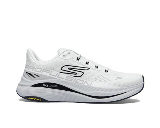 SKECHERS MAX CUSHIONING PROPULSION Erkek Koşu Ayakkabısı 220509-WBK Beyaz