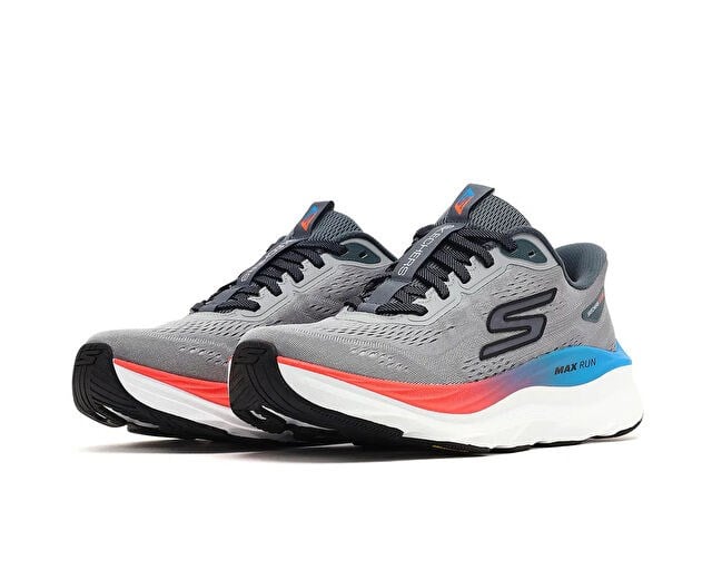 SKECHERS MAX RUN Erkek Koşu Ayakkabısı 221000-GYMT Gri