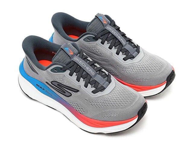 SKECHERS MAX RUN Erkek Koşu Ayakkabısı 221000-GYMT Gri