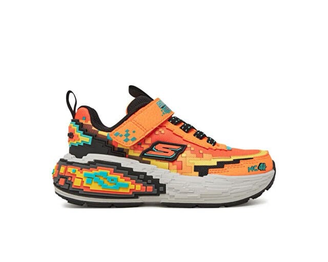 SKECHERS MEGACRAFT 4K Çocuk Günlük Ayakkabı 402160L-ORBK Turuncu