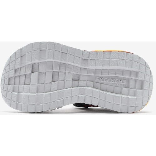 Skechers Megasplash 4K Büyük Erkek Çocuk Siyah/Kirmizi Sandalet 402161L Bkrd