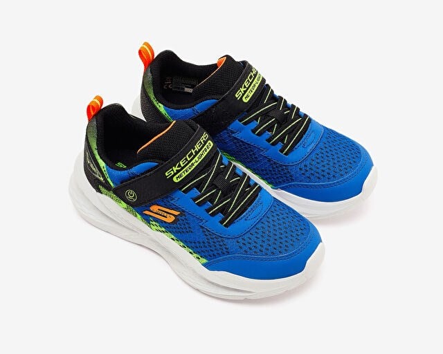 SKECHERS METEOR-LIGHTS 2.0 Çocuk Günlük Işıklı Ayakkabı 401490L-BLBK Mavi