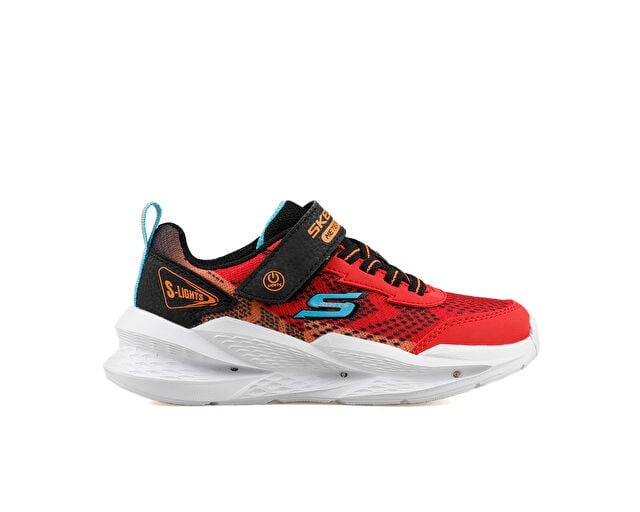 SKECHERS METEOR-LIGHTS 2.0 Çocuk Günlük Işıklı Ayakkabı 401490L-RDBK Kırmızı