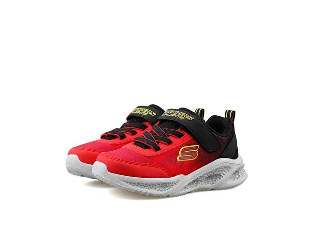 SKECHERS METEOR-LIGHTS - KRENDOX Bebek Günlük Işıklı Ayakkabı 401495N-RDBK Kırmızı