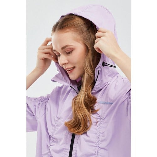 Skechers Micro Collection W Hooded Jacket Kadın Lila Mont S241094-505