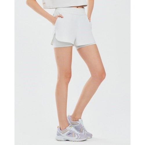 Skechers Performance Coll. W 4 Inch 2 In 1 Short Kadın Gri Şort S241144-035