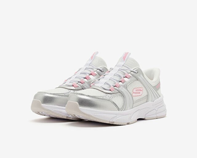 SKECHERS RETRO-GRAPH Çocuk Günlük Ayakkabı 319078L-WSPK Beyaz