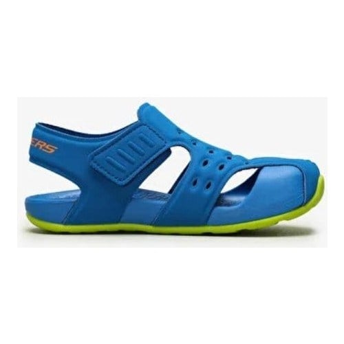 Skechers Side Wave Büyük Erkek Çocuk Mavi Erkek Çocuk Sandalet 92330L Bllm