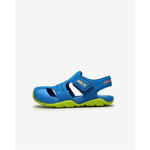 Skechers Side Wave Büyük Erkek Çocuk Mavi Erkek Çocuk Sandalet 92330L Bllm
