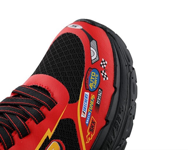 SKECHERS SKECH TRACKS Çocuk Günlük Ayakkabı 402303L-BKRD Kırmızı