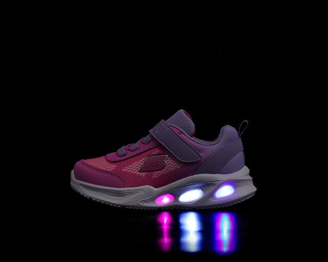 SKECHERS SKECHERS SOLA GLOW - OMBRE DELUXE Bebek Günlük Işıklı Ayakkabı 303714N-LVPK Çok Renkli