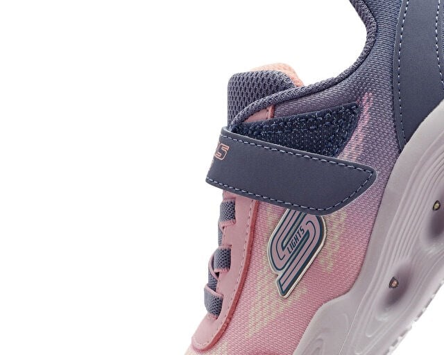 SKECHERS SKECHERS SOLA GLOW - OMBRE DELUXE Bebek Günlük Işıklı Ayakkabı 303714N-GYLP Gri