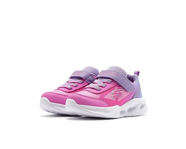 SKECHERS SKECHERS SOLA GLOW - OMBRE DELUXE Bebek Günlük Işıklı Ayakkabı 303714N-LVPK Çok Renkli