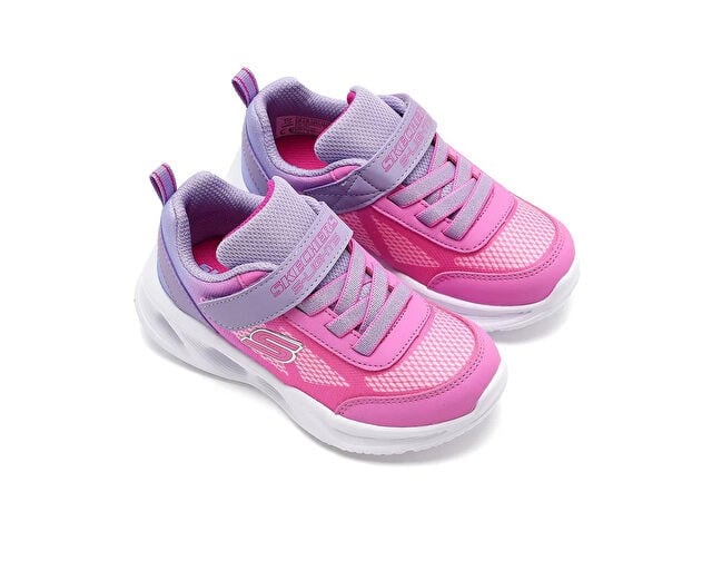 SKECHERS SKECHERS SOLA GLOW - OMBRE DELUXE Bebek Günlük Işıklı Ayakkabı 303714N-LVPK Çok Renkli