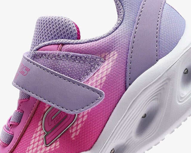 SKECHERS SKECHERS SOLA GLOW - OMBRE DELUXE Bebek Günlük Işıklı Ayakkabı 303714N-LVPK Çok Renkli