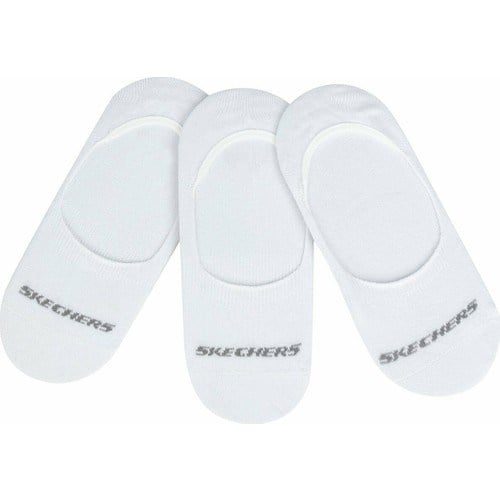 Skechers Socks U No Show Beyaz Unisex Çorap S192134-100 3'lü Paket Konforlu Nefes Alabilir Tasarım