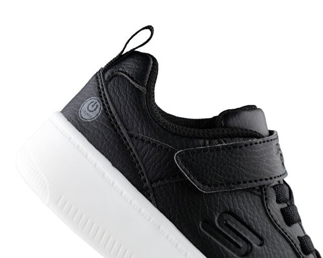 SKECHERS SPORT COURT 92 Çocuk Günlük Işıklı Ayakkabı 400623L-BLK Siyah