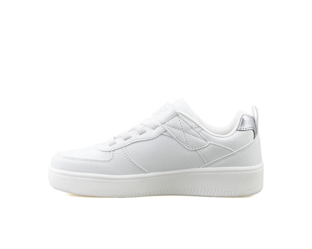 SKECHERS SPORT COURT 92 Çocuk Günlük Işıklı Ayakkabı 400623L-WHT Beyaz