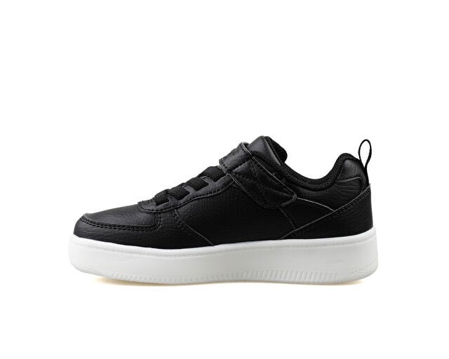 SKECHERS SPORT COURT 92 Çocuk Günlük Işıklı Ayakkabı 400623L-BLK Siyah