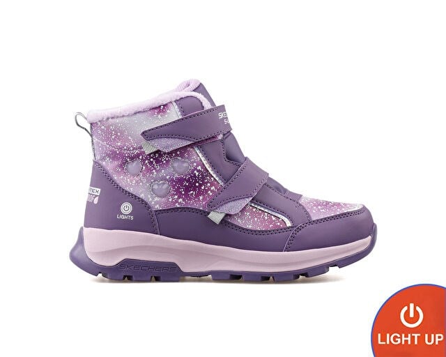 SKECHERS STORM BLAZER Çocuk Günlük Işıklı Bot 303439L-PUR Mor