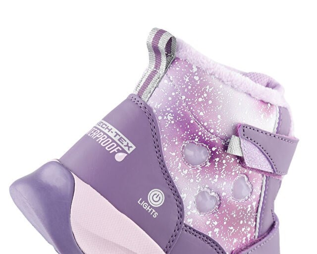SKECHERS STORM BLAZER Çocuk Günlük Işıklı Bot 303439L-PUR Mor