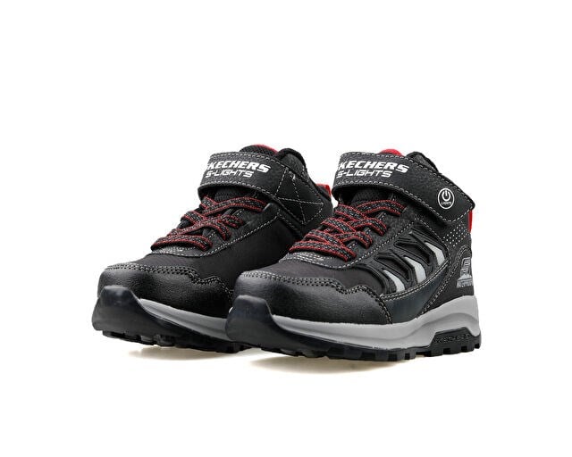 SKECHERS STORM BLAZER Çocuk Outdoor Işıklı Bot 406410L-BKCC Siyah
