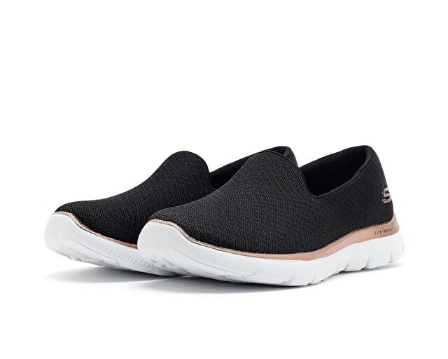 SKECHERS SUMMITS Kadın Günlük Ayakkabı 896123TK-BKRG Siyah