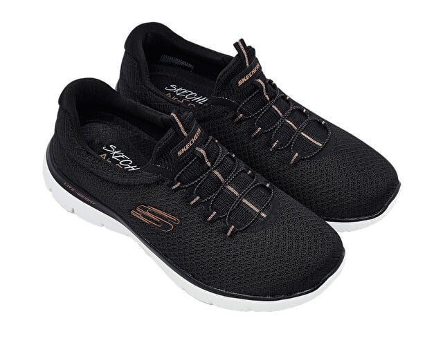 SKECHERS SUMMITS Kadın Günlük Ayakkabı 12980TK-BKRG Siyah