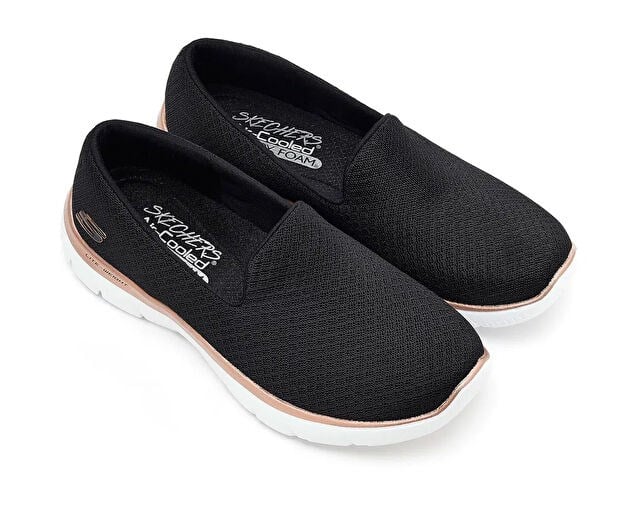 SKECHERS SUMMITS Kadın Günlük Ayakkabı 896123TK-BKRG Siyah
