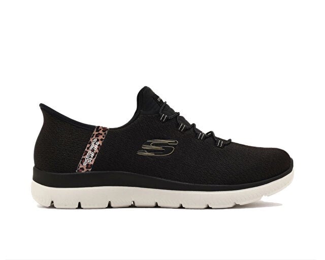 SKECHERS SUMMITS LEOPARD CHIC Kadın Günlük Ayakkabı 150275TK-BKMT Siyah