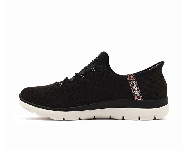 SKECHERS SUMMITS LEOPARD CHIC Kadın Günlük Ayakkabı 150275TK-BKMT Siyah