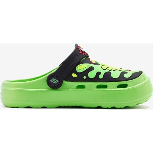 Skechers Swifters  -  Smelly Monsters Büyük Erkek Çocuk Yeşil Sandalet 406628L Lmbk