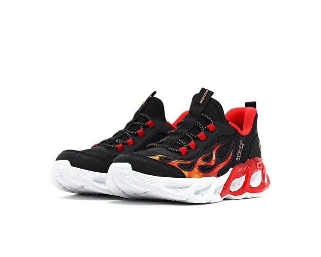 SKECHERS THERMO-FLASH 2.0 HEAT-BRISK Çocuk Günlük Işıklı Ayakkabı 403898L-BKRD Siyah