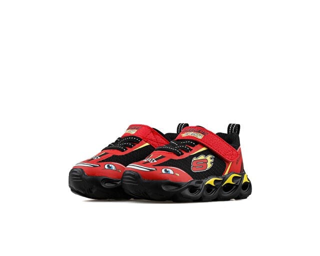 SKECHERS THERMO-FLASH - WHEEL BUDDIES Bebek Günlük Işıklı Ayakkabı 402306N-RDBK Kırmızı