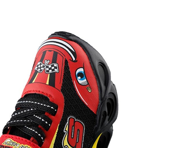 SKECHERS THERMO-FLASH - WHEEL BUDDIES Bebek Günlük Işıklı Ayakkabı 402306N-RDBK Kırmızı