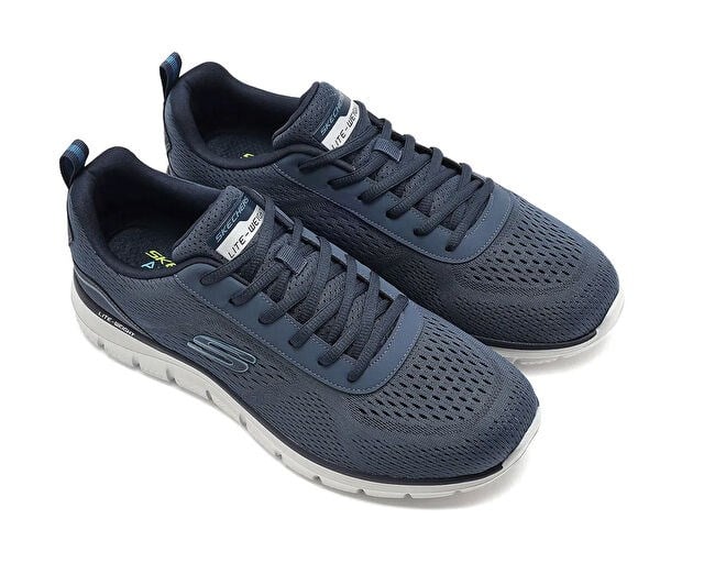SKECHERS TRACK-LESHUR Erkek Günlük Ayakkabı 232758TK-BLU Mavi
