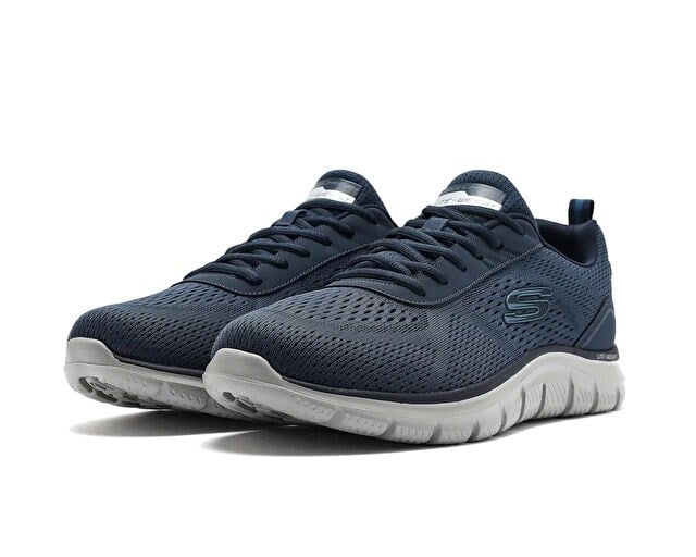 SKECHERS TRACK-LESHUR Erkek Günlük Ayakkabı 232758TK-BLU Mavi