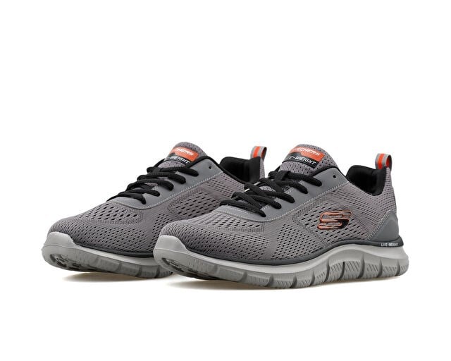 SKECHERS TRACK-LESHUR Erkek Günlük Ayakkabı 232758TK-CCOR Gri