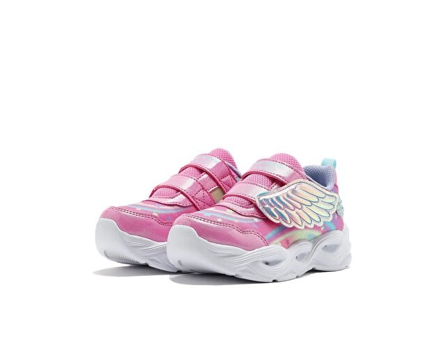 SKECHERS TWISTY GLOW Bebek Günlük Işıklı Ayakkabı 303718N-PKMT Çok Renkli