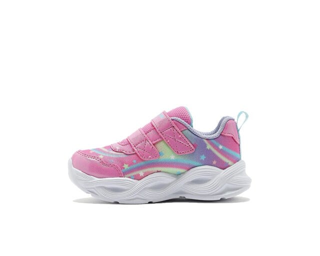 SKECHERS TWISTY GLOW Bebek Günlük Işıklı Ayakkabı 303718N-PKMT Çok Renkli