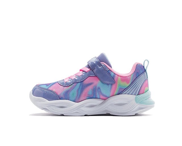 SKECHERS TWISTY GLOW Çocuk Günlük Işıklı Ayakkabı 303716L-PWMT Çok Renkli