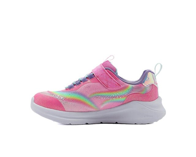 SKECHERS UNICORN CHASER Çocuk Günlük Işıklı Ayakkabı 302298L-PKMT Çok Renkli