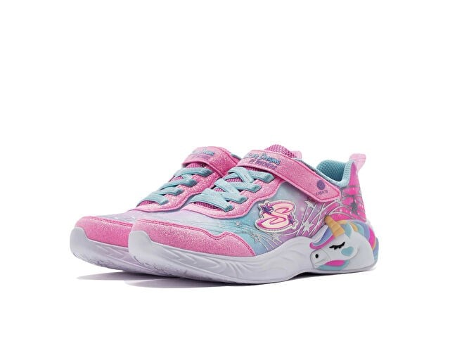 SKECHERS UNICORN DREAMS Çocuk Günlük Işıklı Ayakkabı 302299L-PKTQ Çok Renkli
