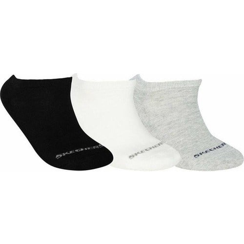 Skechers Unisex Çok Renkli 3'lü Paket Mid Cut Çorap S192139-900 35-38 Beden Rahat Kullanım