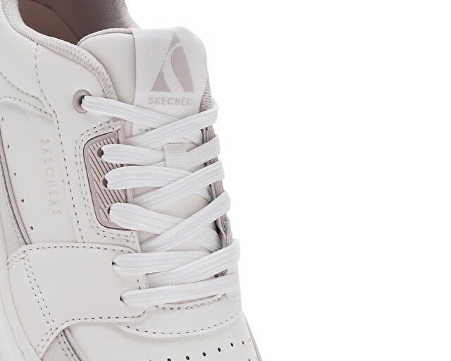 SKECHERS UNO COURT - COURTED STYLE Kadın Günlük Ayakkabı 177710-WHT Beyaz