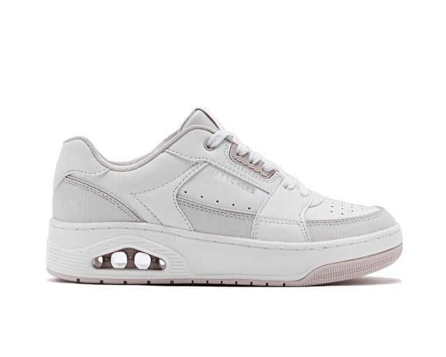 SKECHERS UNO COURT - COURTED STYLE Kadın Günlük Ayakkabı 177710-WHT Beyaz